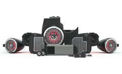 Rockford Fosgate RZR19RCPXP-STG5 Stage 5 kit 2020+ Polaris RZR Pro XP models with Ride Command: includes 6 speakers, 5-channel amplifier, and 10" sub