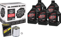 MAXIMA V Twin Quick Change Kit Syn M8 Chrome Filter 90-129015PC
