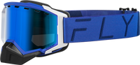 Zone Pro Snow Goggle Blue W/ Blue Mir/Plrzd Smoke Lens