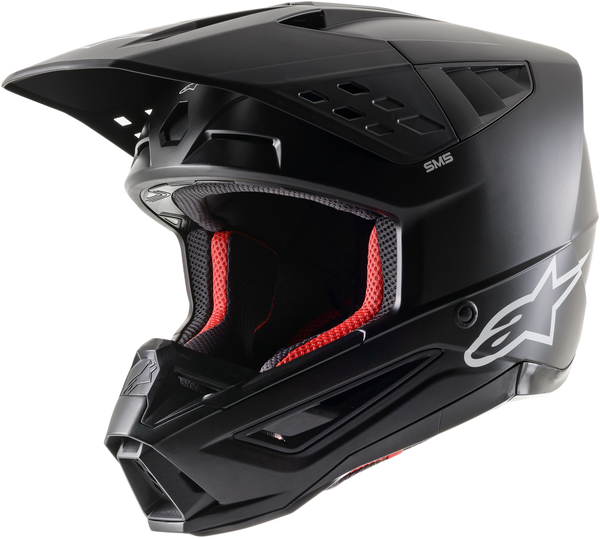 ALPINESTARS SM5 Solid Helmet Black Matt XS - Superior Protection & Comfort