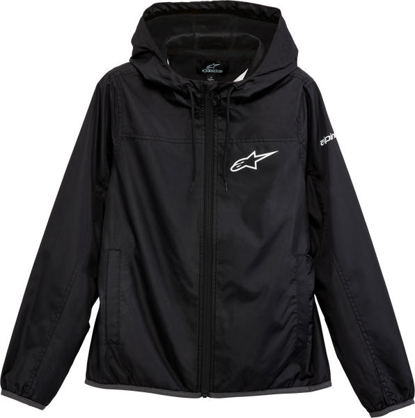 Alpinestars Women's Treq Windbreaker Jacket Black XL - Part #1232-11910-10-XL