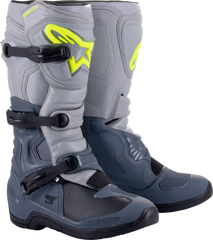 Alpinestars Tech 3 Boots - Dark Grey/Light Grey/Black, Size 10 (Part No: 2013018-9069-10)