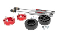 Rough Country | 3 Inch Lift Kit | Red Spacers | Toyota 4Runner (03-09)/FJ Cruiser (07-14)  | 76530RED