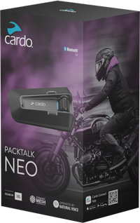 CARDO Packtalk Neo Single - Advanced Bluetooth Communication System