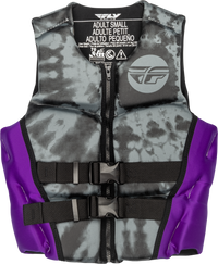 FLY RACING Women's Neoprene Flotation Vest - Part Number 221-30420S in Purple/Grey/Black