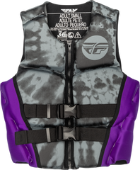 FLY RACING Women's Neoprene Flotation Vest - Purple/Grey/Black (Part Number: 221-30420M)