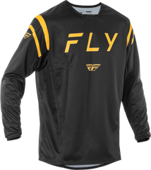 FLY RACING Kinetic Center Jersey Black/Gold Large