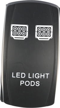 OPEN TRAIL SM106-022 Light Pods LED Switch Pro Backlit