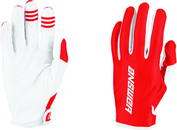 Answer Ascent Glove Red/White Youth - Large