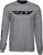 FLY RACING 352-4146S Fly Corporate Long Sleeve Tee in Grey - Small