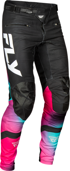 FLY RACING Rayce Bicycle Pants Fuschia/Black/Teal Sz 34 - Performance BMX/MTB Gear