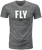 FLY RACING Fly Wfh Tee Dark Grey Heather XL - Comfortable and Stylish