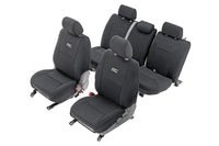 Rough Country | Seat Covers | FR & RR | Crew Cab | Toyota Tacoma 2WD/4WD (2005-2015) | 91052