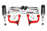 Rough Country | 3.5 Inch Lift Kit | Red UCA | N3 Struts | Toyota Tacoma 2WD/4WD (2005-2023) | 74231RED