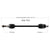 OPEN TRAIL KAW-7019 2.0 Axle Front - High Strength Performance Upgrade