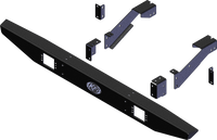KFI Rear Bumper Pol 101540 - Durable Steel Construction
