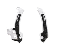 ACERBIS X Grip Frame Guard - White/Black (Part Number: 2979601035)