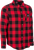 FLY RACING Fly Tek Flannel Shirt - Red/Black Large (Part Number: 354-6392L)