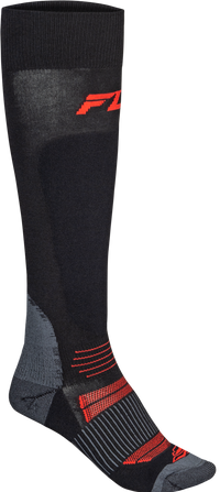 FLY RACING Snow Midweight Wool Sock Black Sm/Md - Ultimate Comfort and Warmth