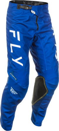 FLY RACING Kinetic Center Pants Navy/White Sz 36 - Ultimate Comfort and Flexibility