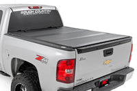 Rough Country | Hard Tri-Fold Flip Up Bed Cover | 5'9" Bed | Chevy/GMC 1500 (07-13) | 49113551