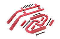 Rough Country | Grab Handles | Steel | FR & RR | Red | Jeep Wrangler JK/Wrangler Unlimited (07-18) | 6503RED