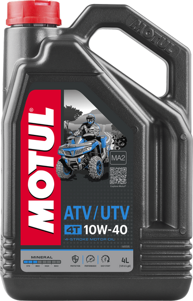 MOTUL Quad 4t Oil 10W40 - 4 Liters (Part Number: 105879)