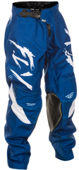 FLY RACING Youth Kinetic Stoke Pants Navy/White Part #378-53626