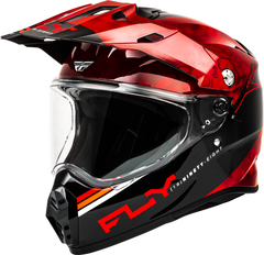 FLY RACING Trekker Kryptek Conceal Helmet - Red/Black, Large - Part Number 73-7029L