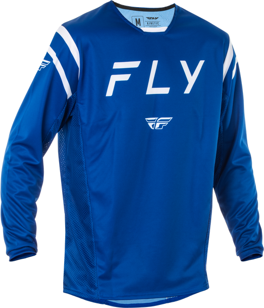 FLY RACING Kinetic Center Jersey Navy/White - Part 378-5212X