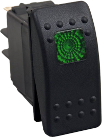 OPEN TRAIL SM106-005G Lighted Rocker Switch Green