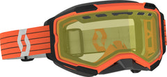 SCOTT Fury Snowcross Goggle - Orange/Grey with Yellow Lens - Part #278605-1011029