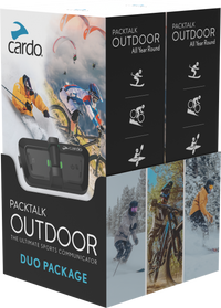 CARDO Packtalk Outdoor Duo Black SP000101 - Hands-Free Intercom System
