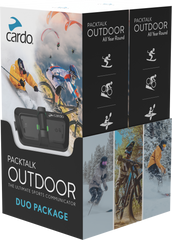 CARDO Packtalk Outdoor Duo Black SP000101 - Hands-Free Intercom System