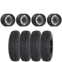 VALOR OFFROAD V06 BRUSHED GUNMETAL BEADLOCKS ON HIGHLIFTER CHICANE LT