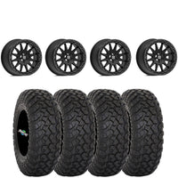 Valor Offroad V09 SATIN BLACK beadlock on System 3 RT320
