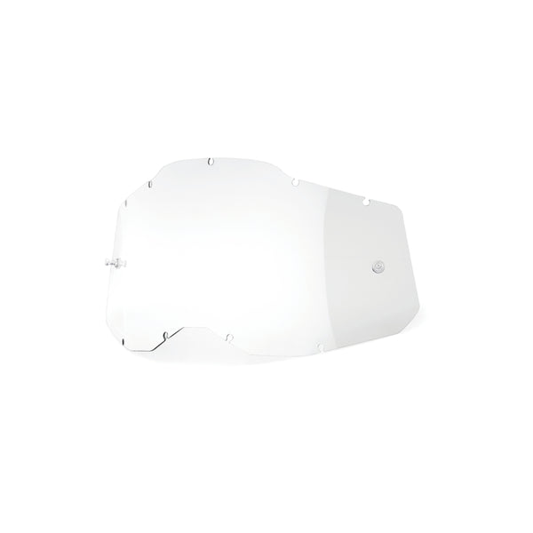 100-PERCENT Ac2/St2 Junior Replacement Sheet Clear Lens - Part Number 59106-00001