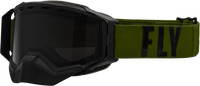 Zone Pro Snw Goggle Olive/Blk W/ Polarized Smoke Lens