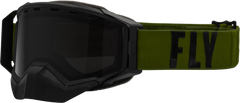 Zone Pro Snw Goggle Olive/Blk W/ Polarized Smoke Lens