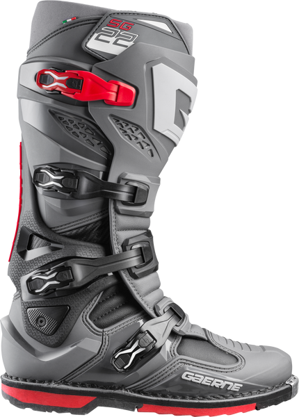 GAERNE SG.22 Boots in Anthracite/Black/Red - Size 14