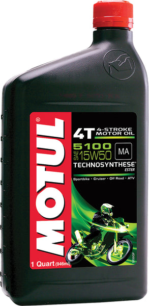 MOTUL 108090 Ester/Synthetic Engine Oil 15W-50 1 Quart