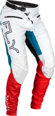 FLY RACING Rayce Bicycle Pants Red/White/Blue Sz 34 - Durable and Comfortable for BMX/MTB