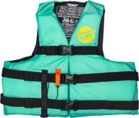 Nylon Flotation Vest Seafoam Green/Yellow Sm/Md