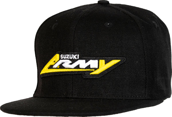 D-COR Suzuki Hat Rmarmy Snapback Black - Part Number 70-135-1