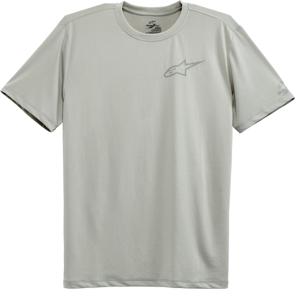 Alpinestars Pursue Performance Short Sleeve Tee - Part Number 1232-72010-19-L - Silver Large