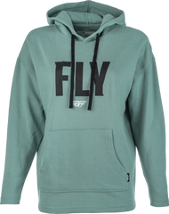 FLY RACING Women's Fly Weekender Hoodie Sage/Black 2X - Comfortable and Stylish