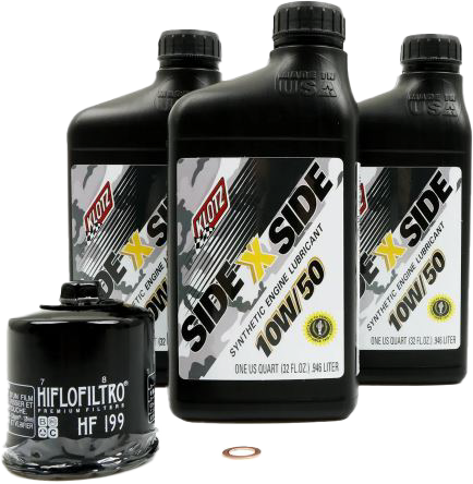 KLOTZ Side X Side Oil Change Kit 10W50 with Oil Filter KU-103