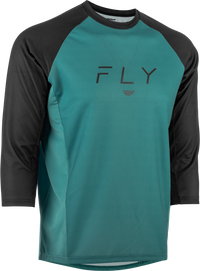 FLY RACING Ripa 3/4 Sleeve Jersey in Evergreen/Black - Part Number 352-81322X
