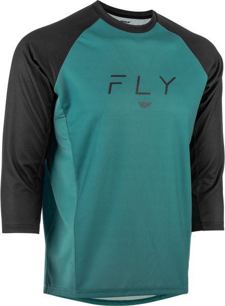 FLY RACING Ripa 3/4 Sleeve Jersey in Evergreen/Black - Part Number 352-81322X