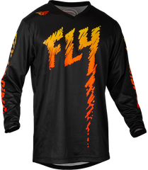 FLY RACING Youth F 16 Jersey - Black/Yellow/Orange - Part Number 377-221YL